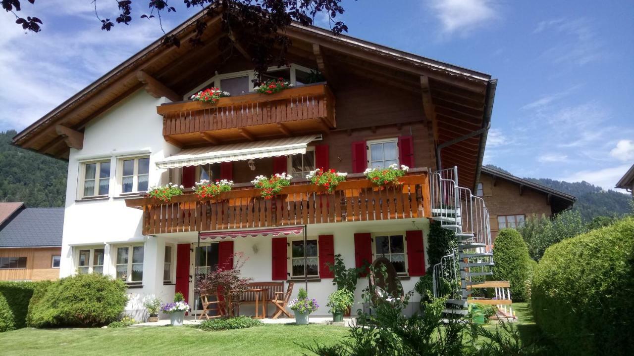 Ferienwohnung Annele ヒッティザウ エクステリア 写真